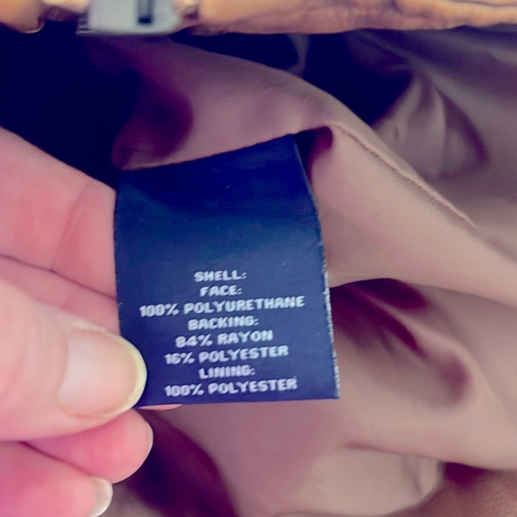 Men’s faux leather jacket - Picture 2 of 4